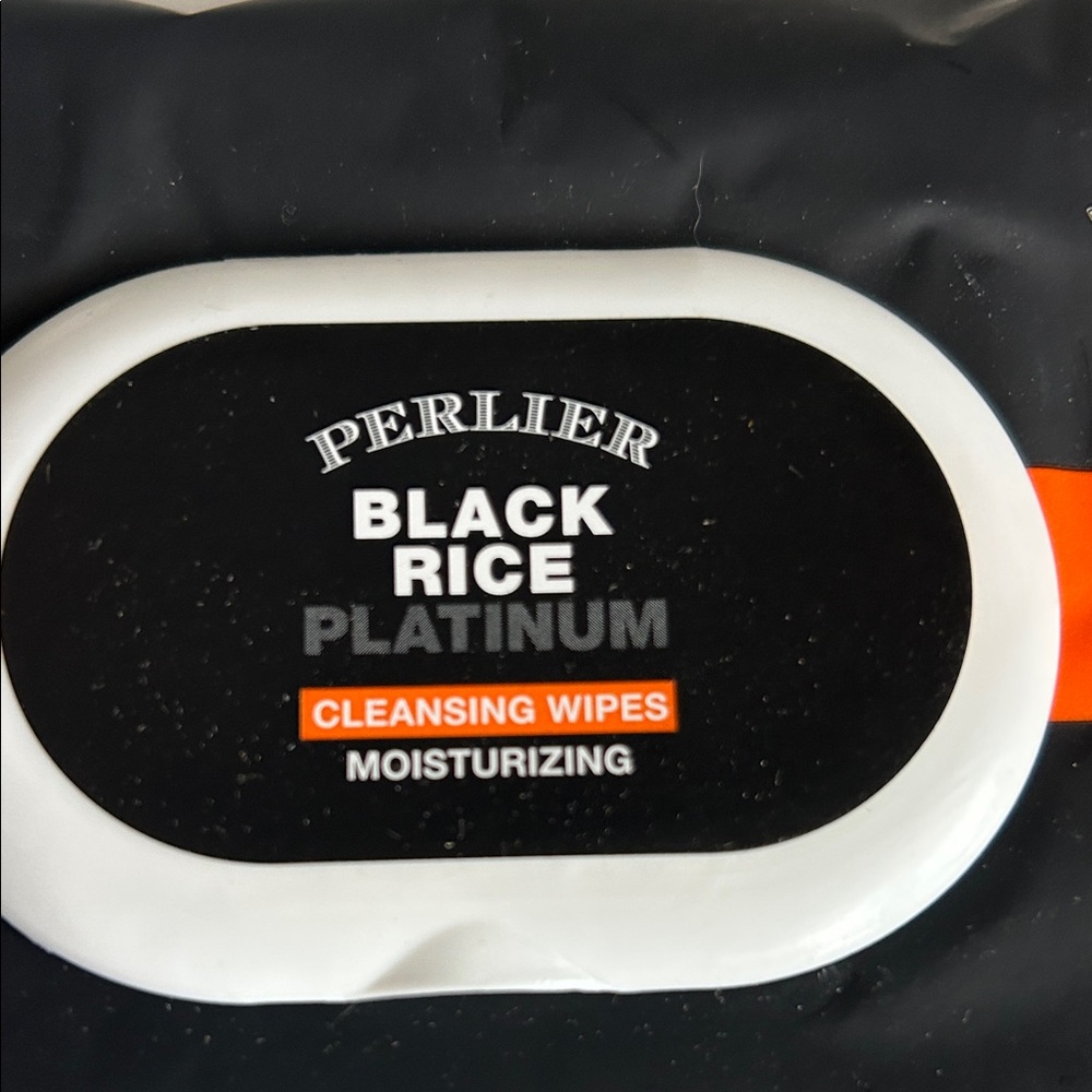 Perlier Black Rice Cleansing Wipes 72 count FACTORY SEALED - Picture 2 of 13